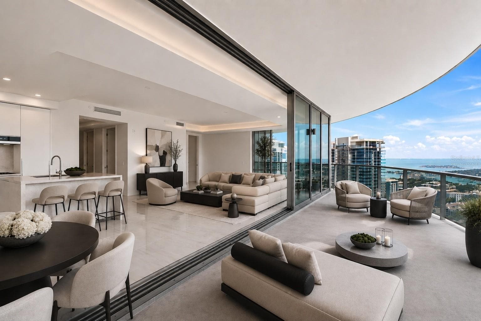 Virtually Staged Balcony - 400 CENTRAL AVE #2901, ST PETERSBURG