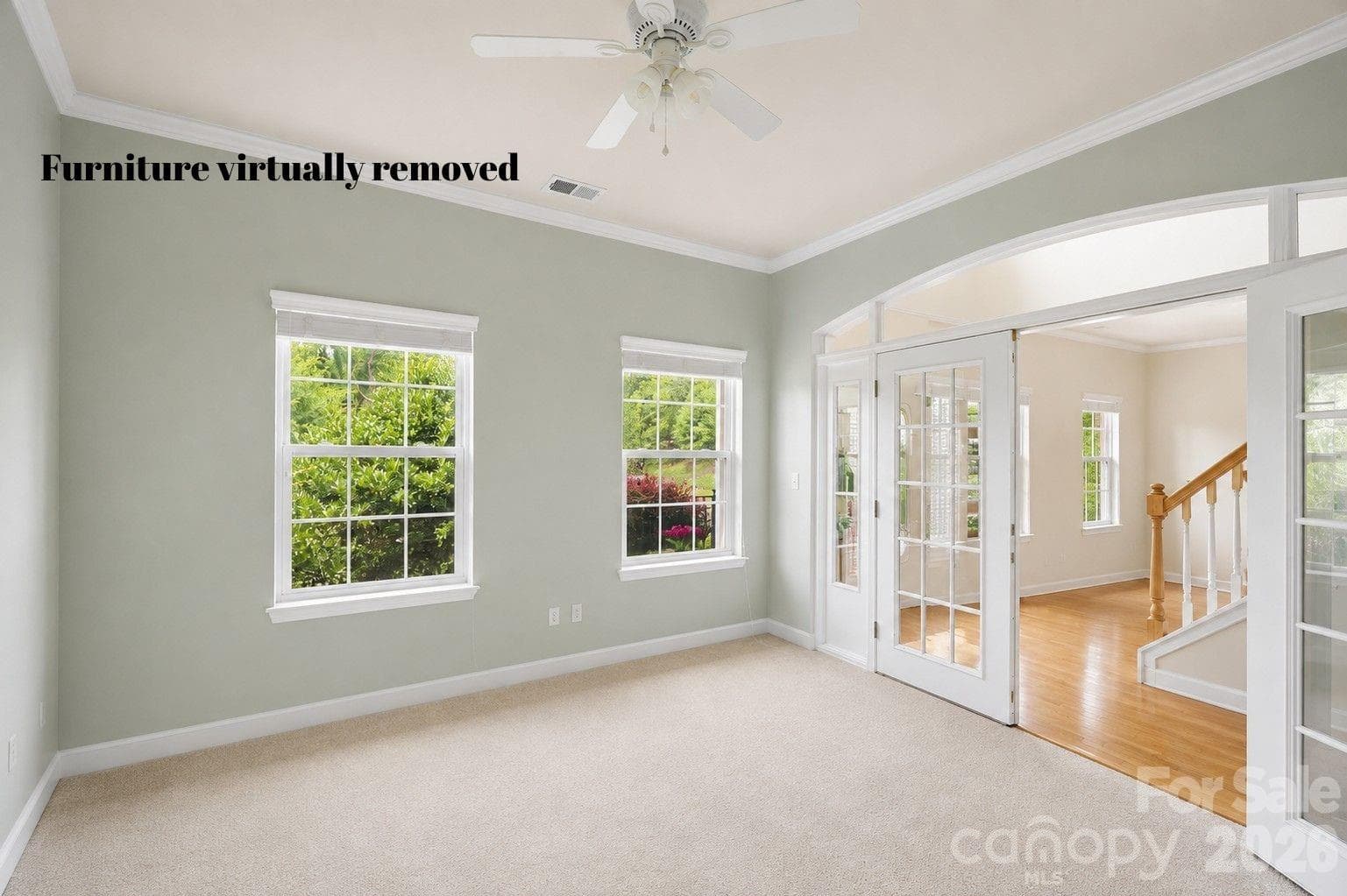 Office/flex space with furniture virtually removed - Concord