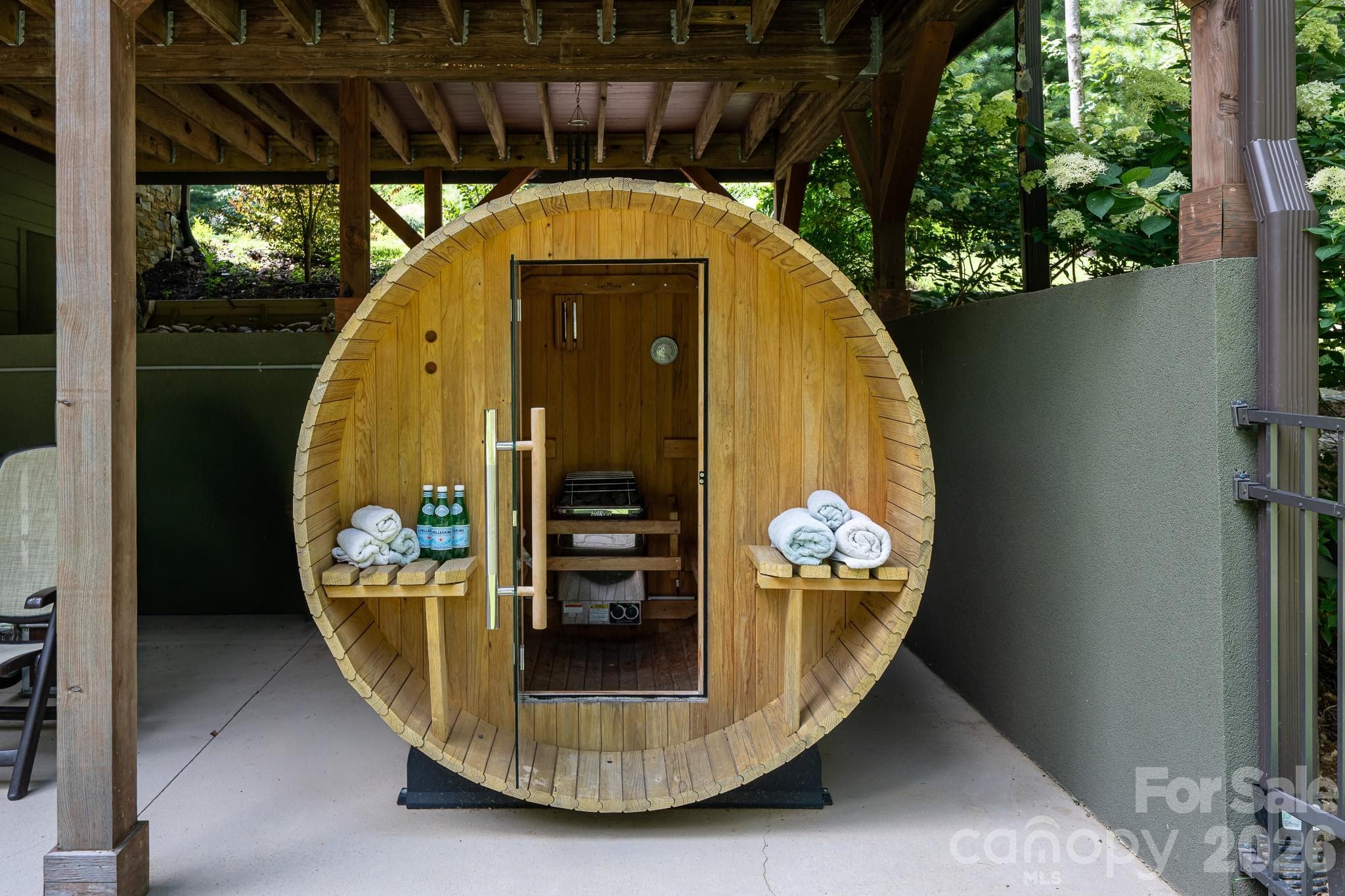 Outdoor sauna - 403 Thunder Mountain Road, Hendersonville