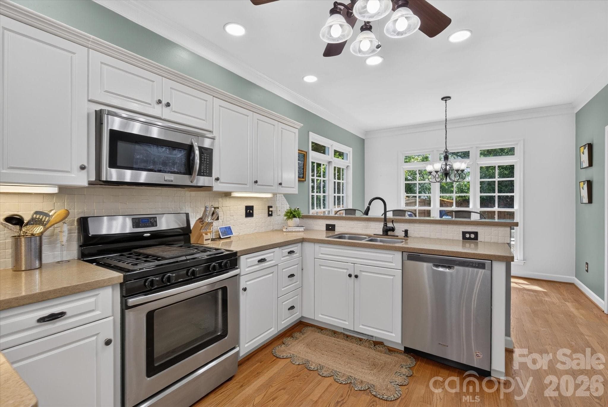 Bright white kitchen - 1235 Old Coach Lane, Rock Hill