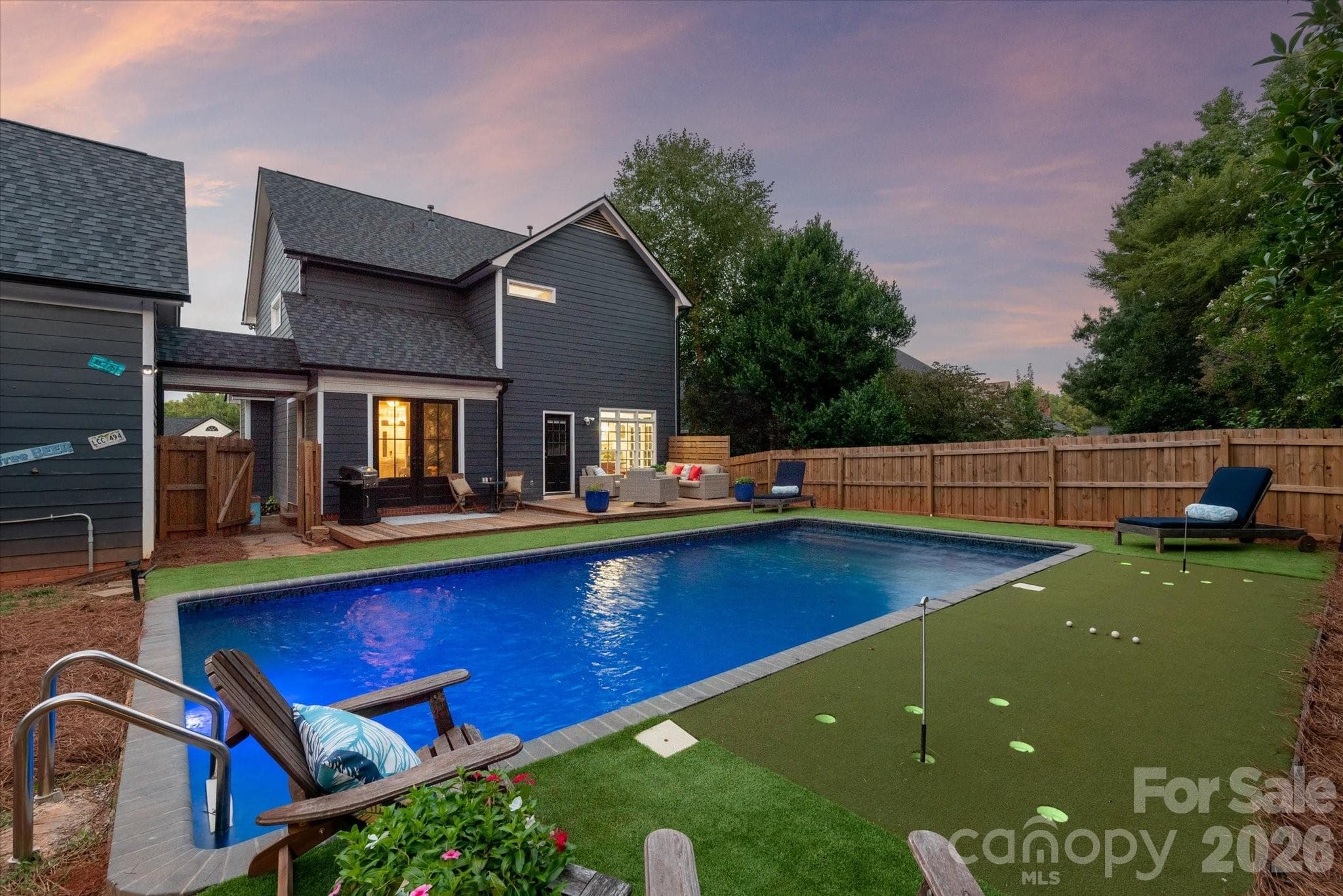 Evening swimming - 1235 Old Coach Lane, Rock Hill