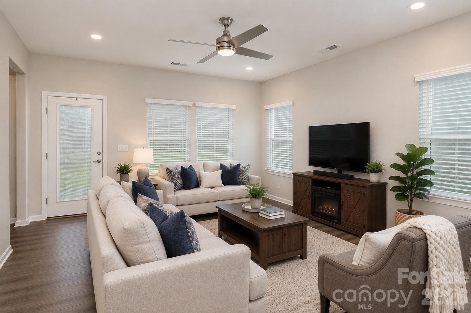 Living Room (Virtually Staged) - Lancaster