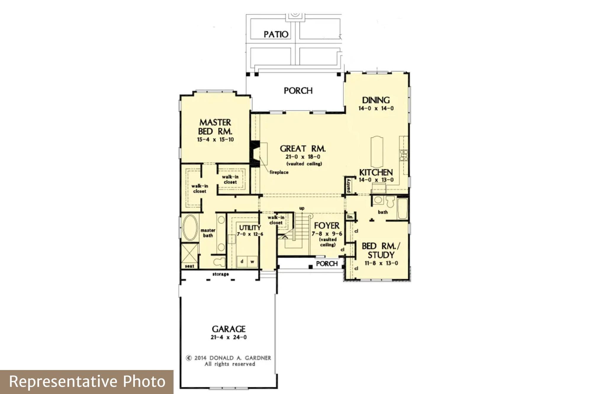 1st Floor Layout - 320 Downing Drive, Kings Mountain