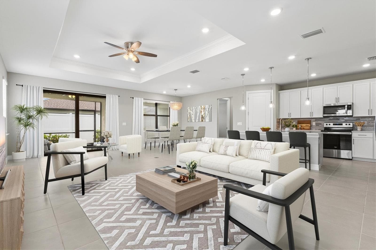 This image has been virtually staged. - 2534 GABEL OAK DR, NORTH PORT