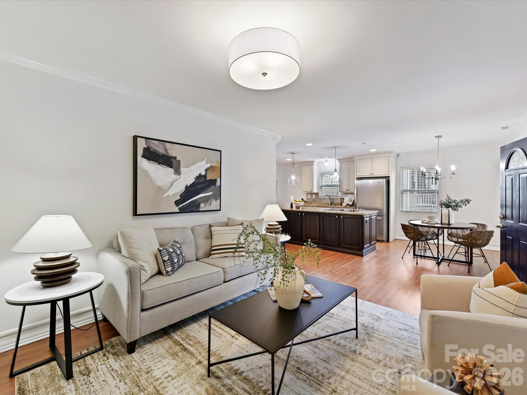 Open concept floor plan great for entertaining - 2028 Hamorton Place, Charlotte