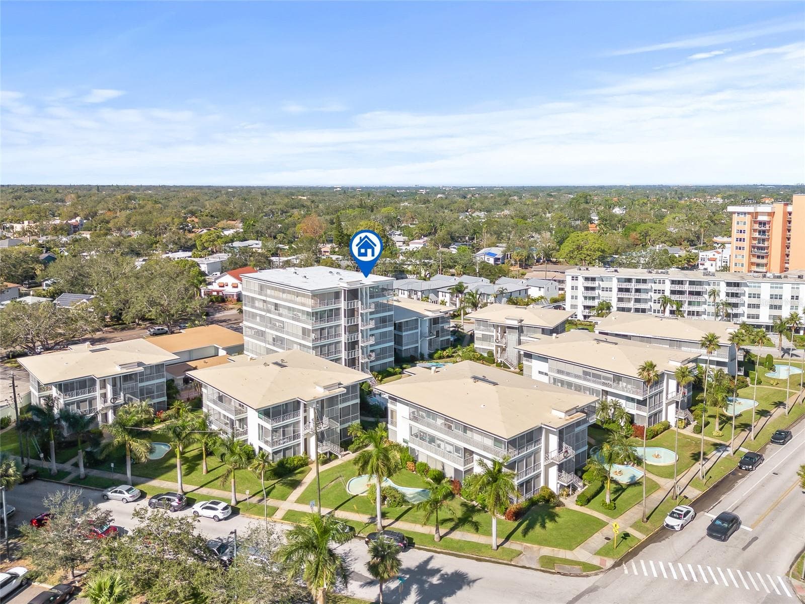 Whispering Waters is a 55+ community with 8 buildings for a total of 66 condos. - 1012 N SHORE DR NE #14, ST PETERSBURG