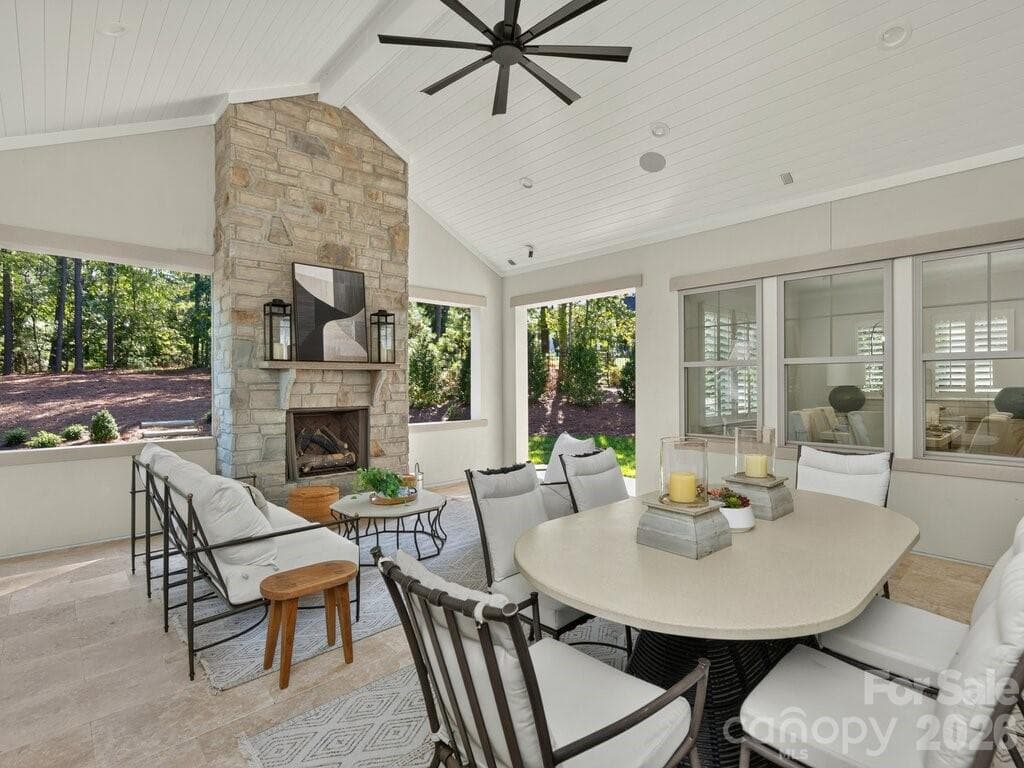 Outdoor Fireplace - 3098 Sherman Drive, Lancaster