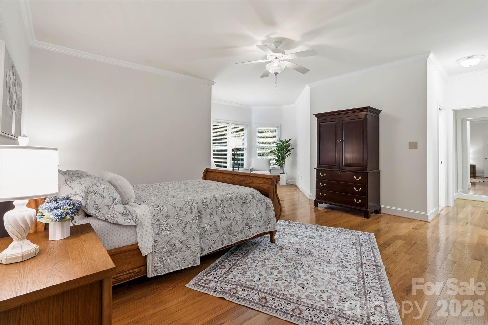 The rpimary bedroom is not only a place to sleep but it has space for a reading corner or exercise corner. Use your imagination and this space can be anything that fits your lifestyle - 675 Heather Drive, Lincolnton