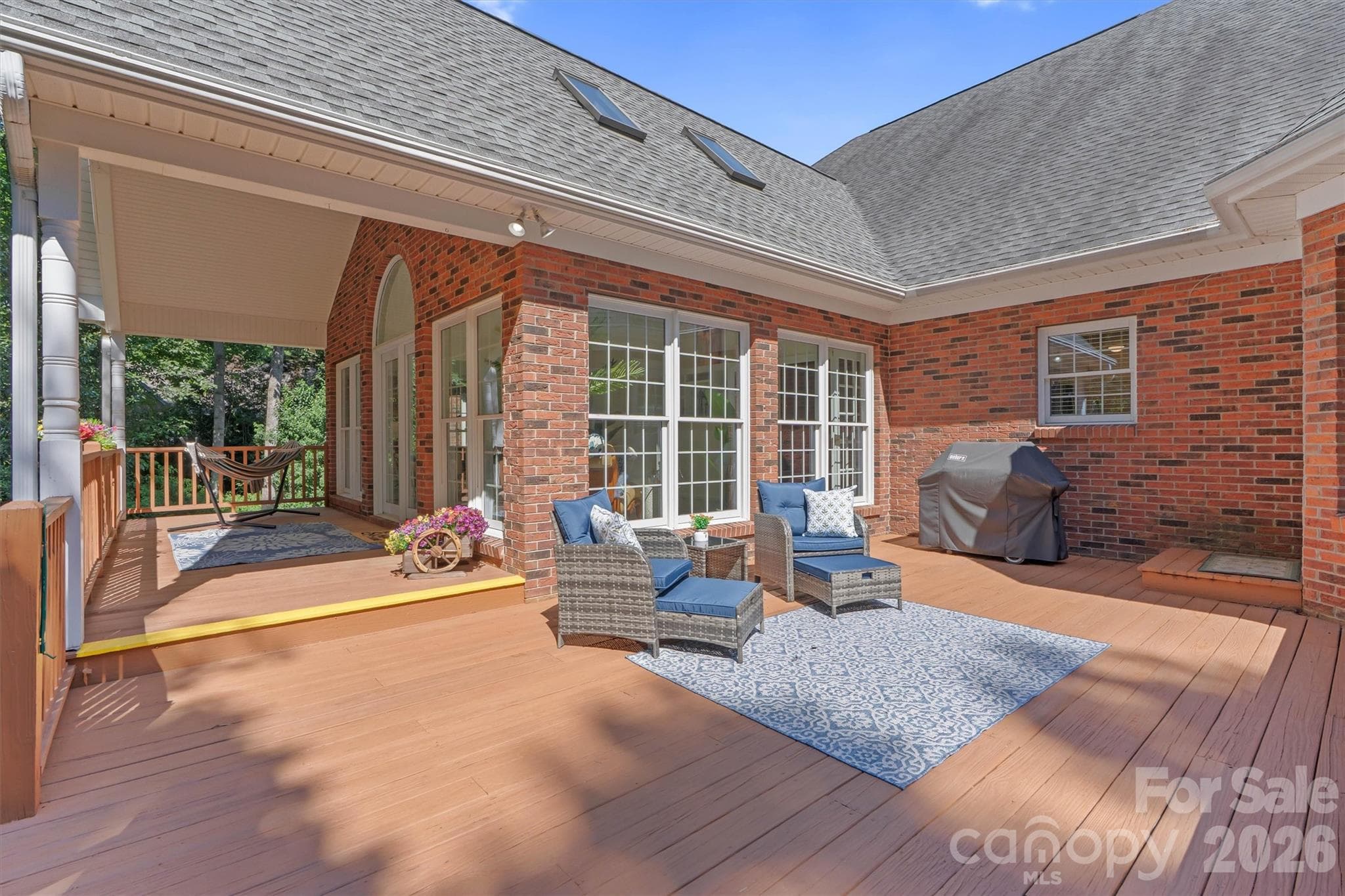 Plenty of space to grill and entertain - 675 Heather Drive, Lincolnton