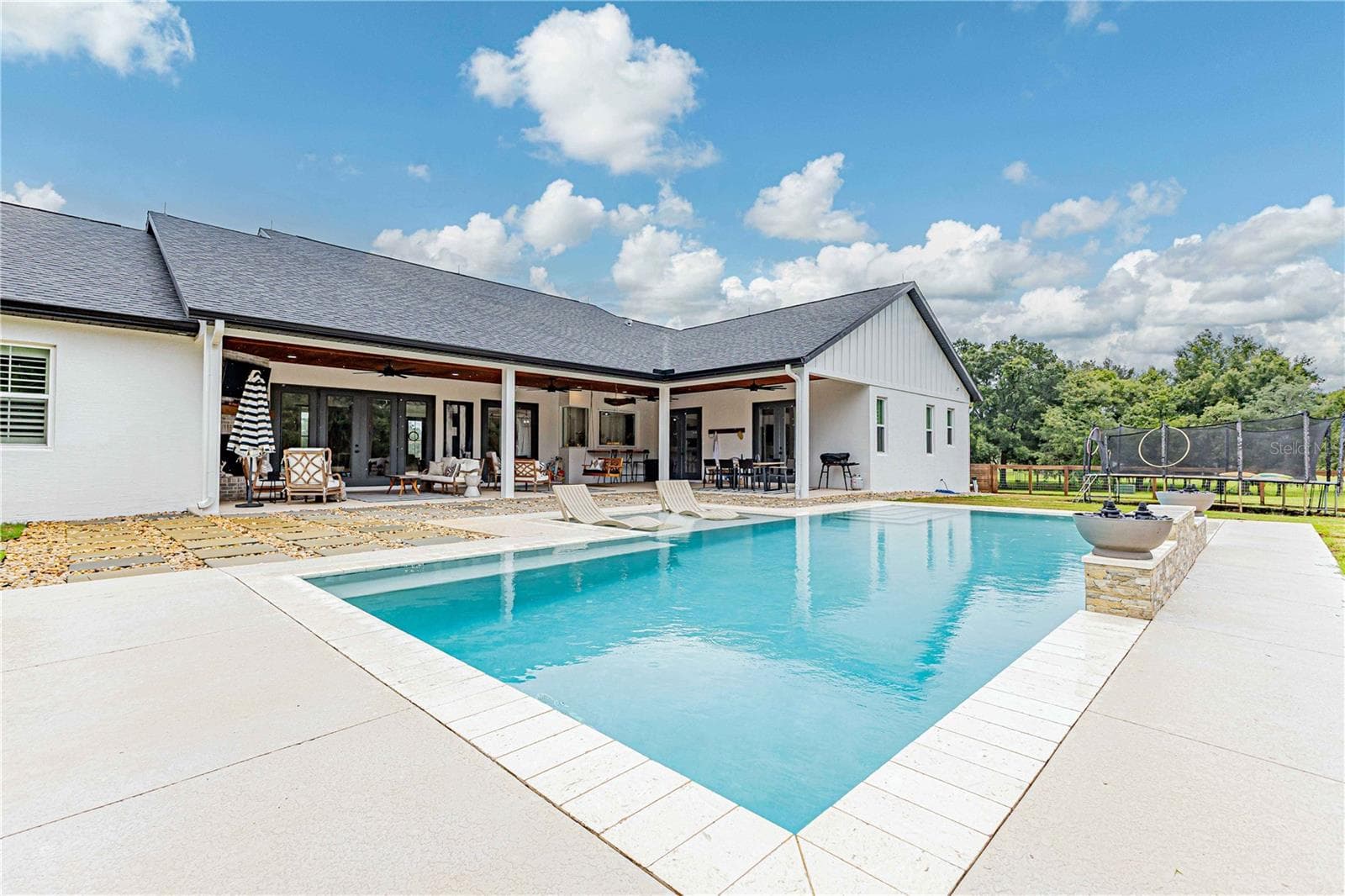 Rear view of home - 8818 SW 73RD PATH, BUSHNELL