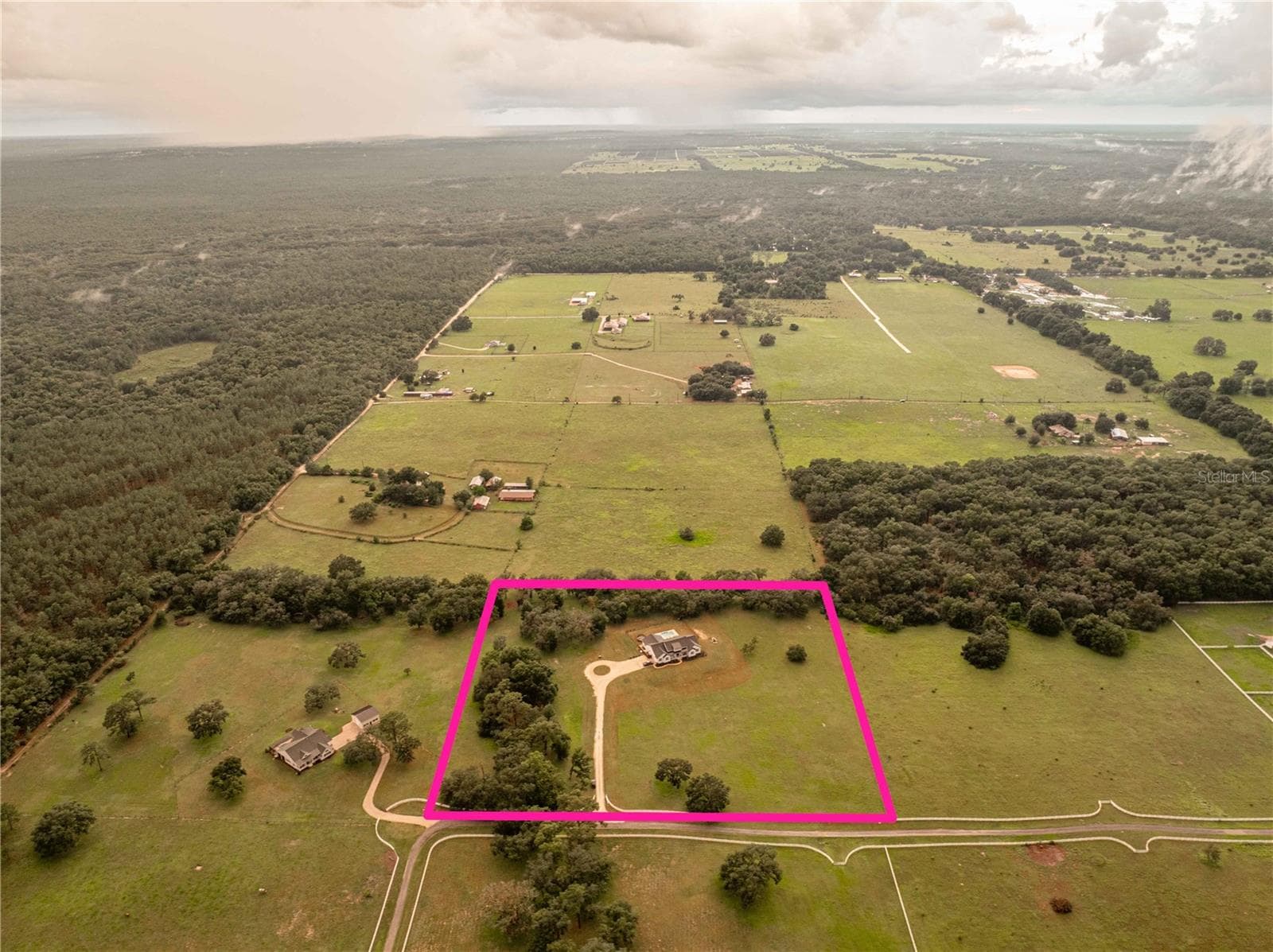 Aerial view of property - 8818 SW 73RD PATH, BUSHNELL