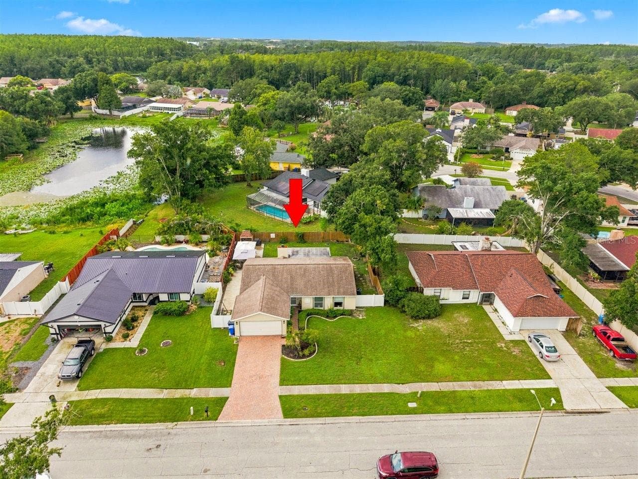 Aerial View - 5309 BLACK PINE DR, TAMPA