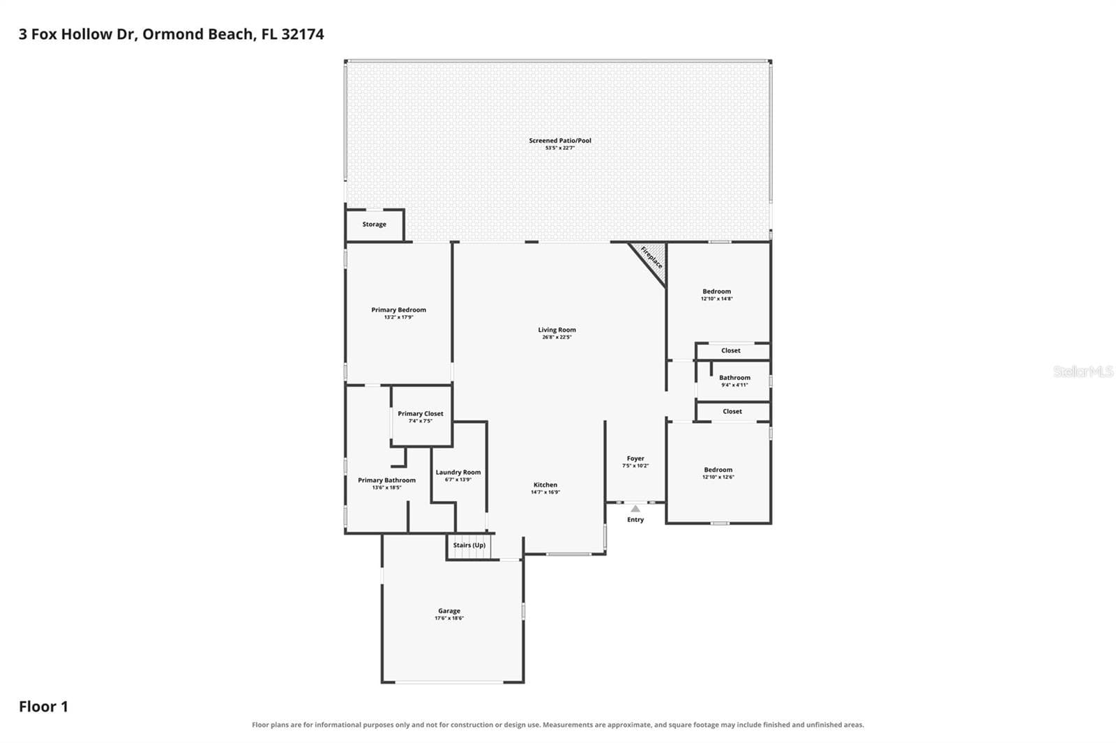 Single Family Residence at 3 FOX HOLLOW DR, ORMOND BEACH, photo 45 of 46