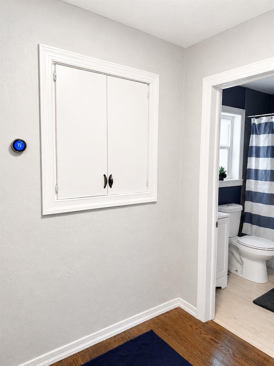 Hallway storage and entrance into bathroom (2nd floor) - 926 29TH ST N, ST PETERSBURG