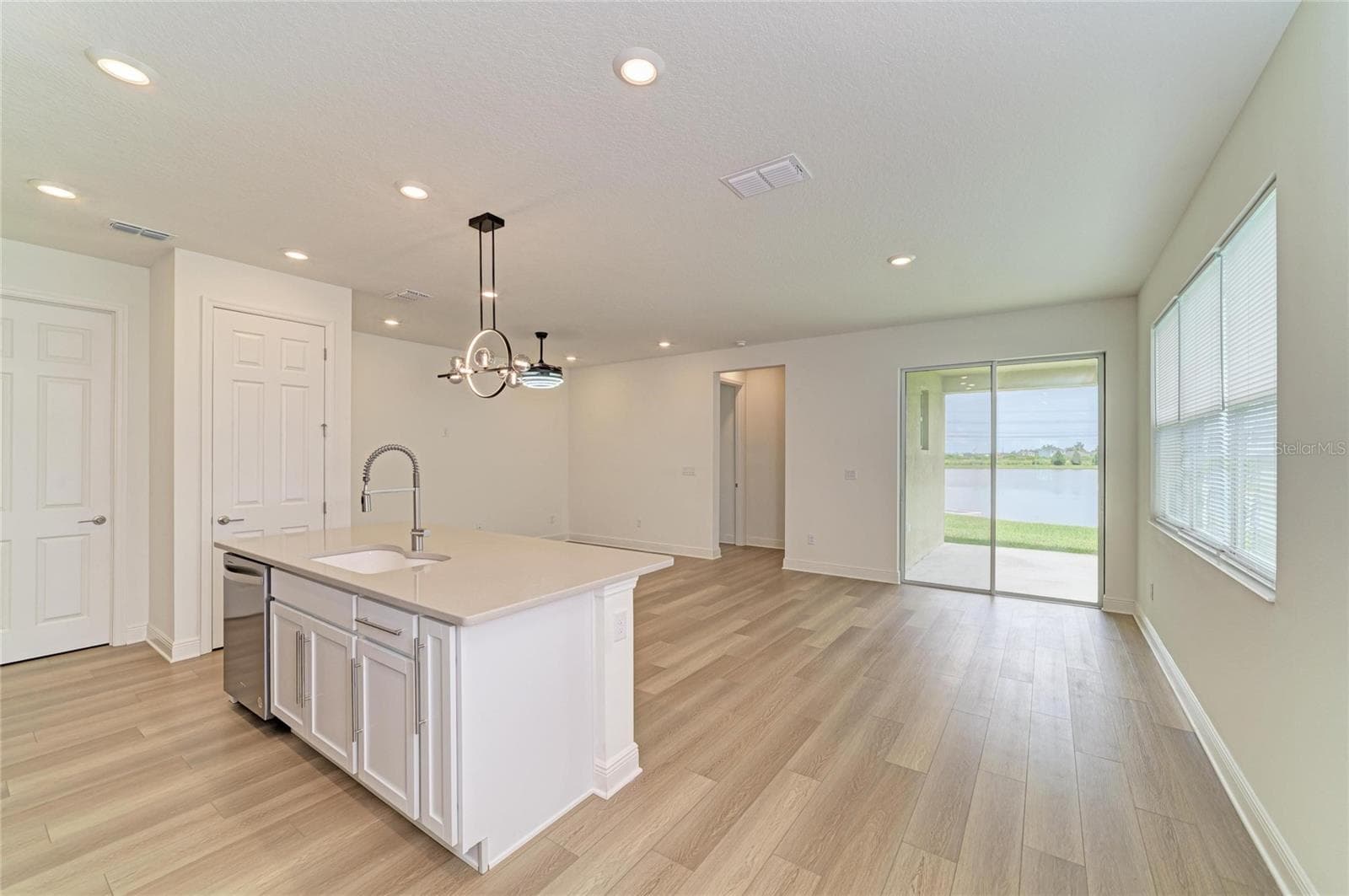 Open concept with views of the pond - 10455 WET MARSH CV, PARRISH