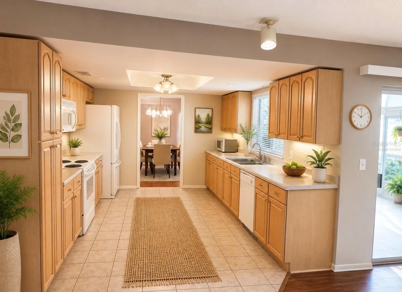 Kitchen Virtually Staged - 1840 ASTER DR, WINTER PARK