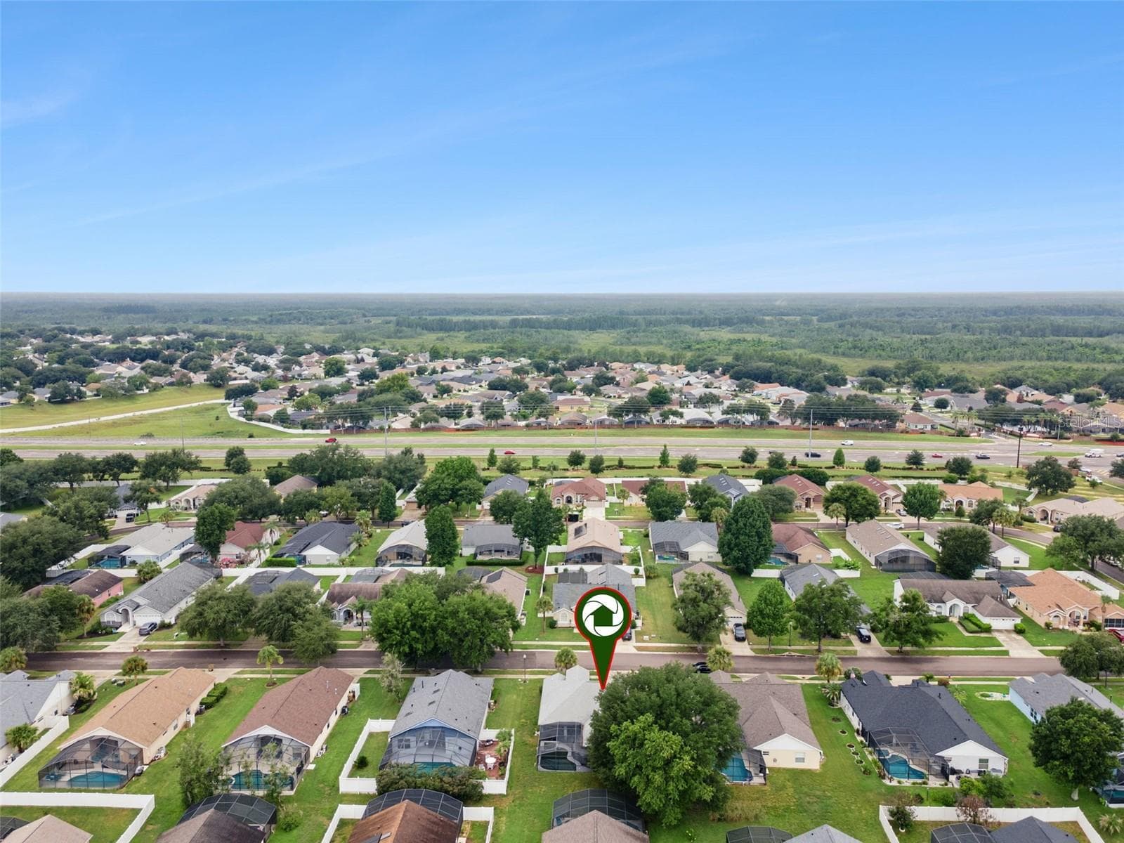 Aerial View - 3144 IBIS HILL ST, CLERMONT