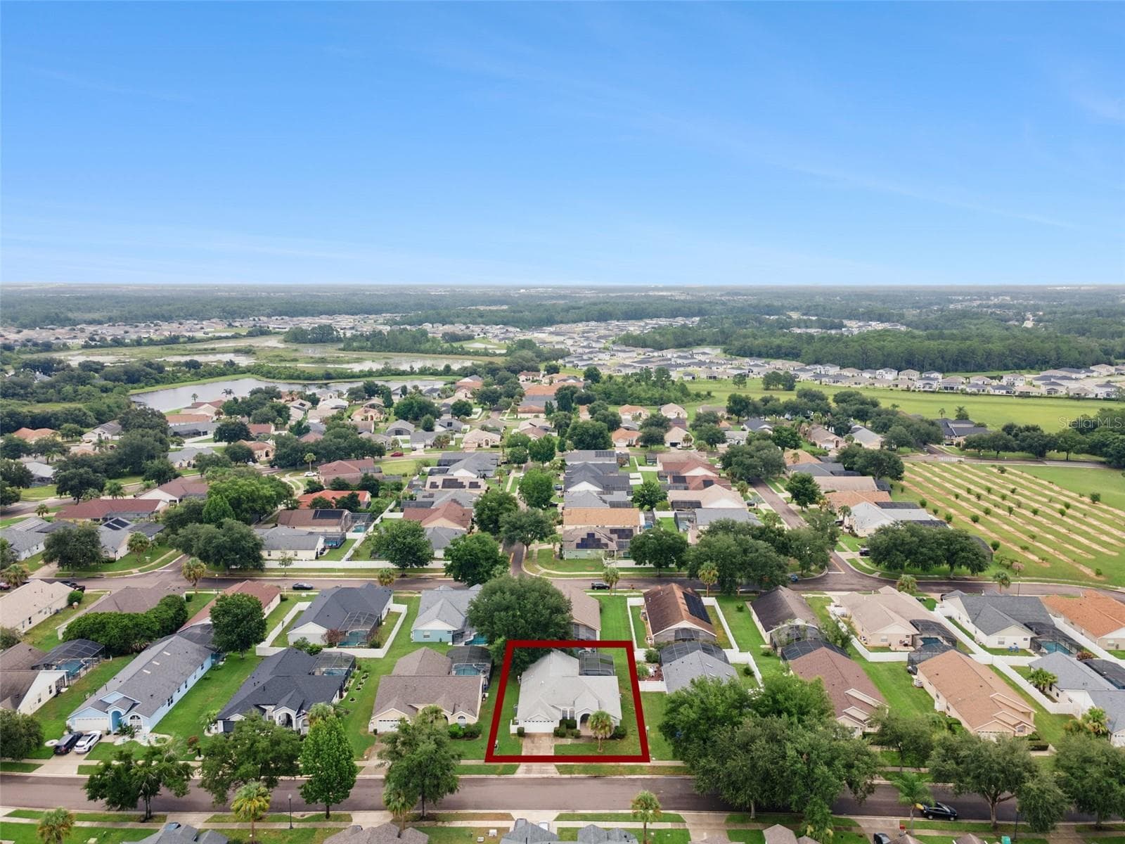 Aerial View - 3144 IBIS HILL ST, CLERMONT