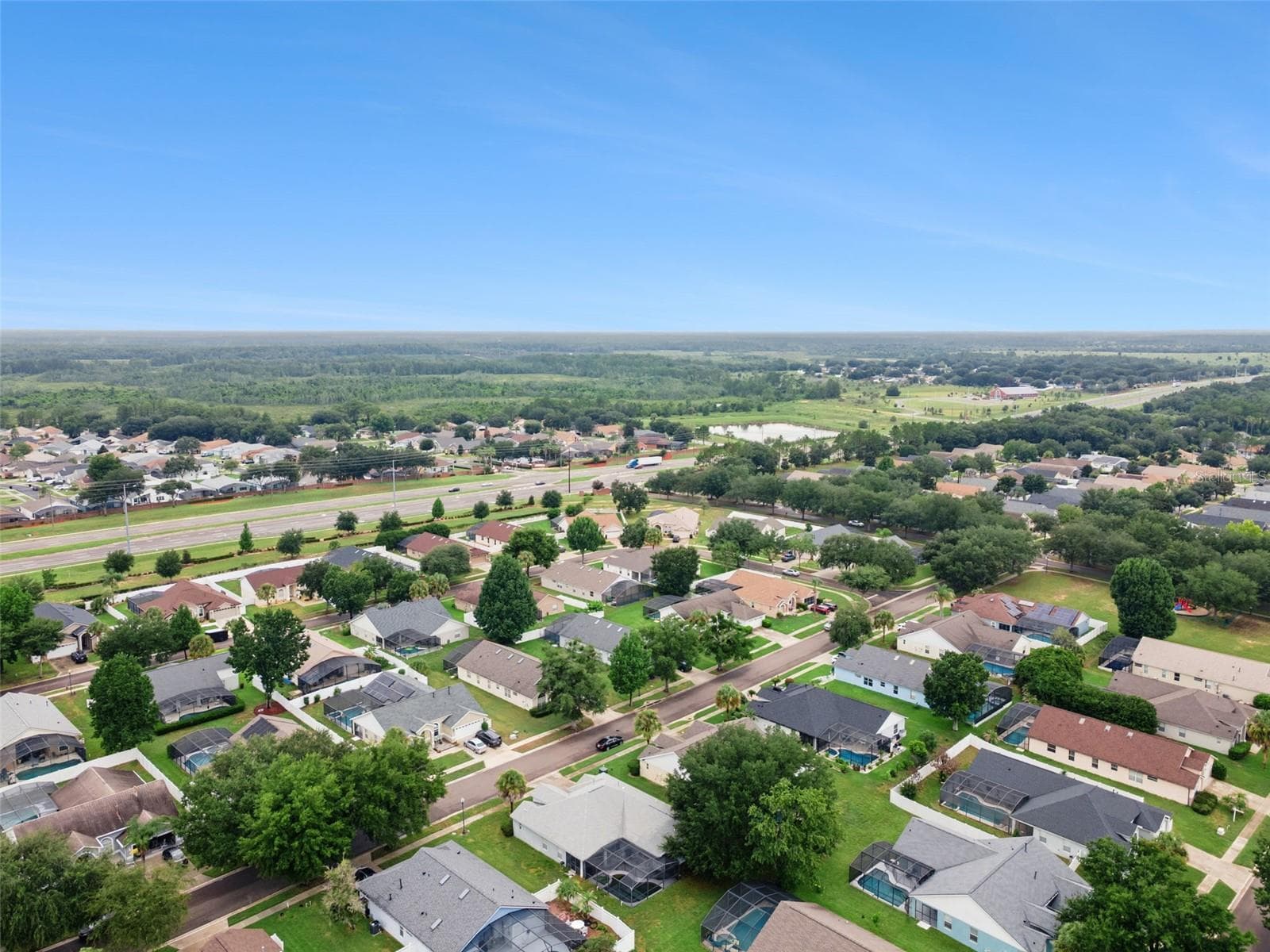 Aerial View - 3144 IBIS HILL ST, CLERMONT