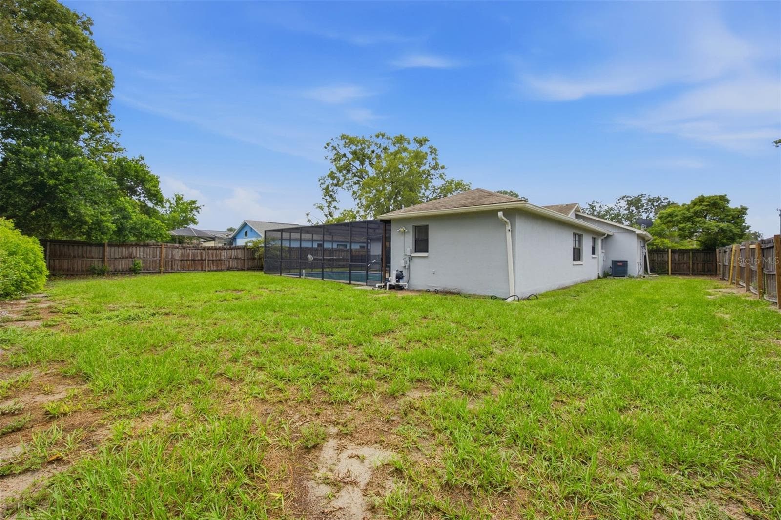 Back Yard - 8373 CAMPHOR DR, SPRING HILL