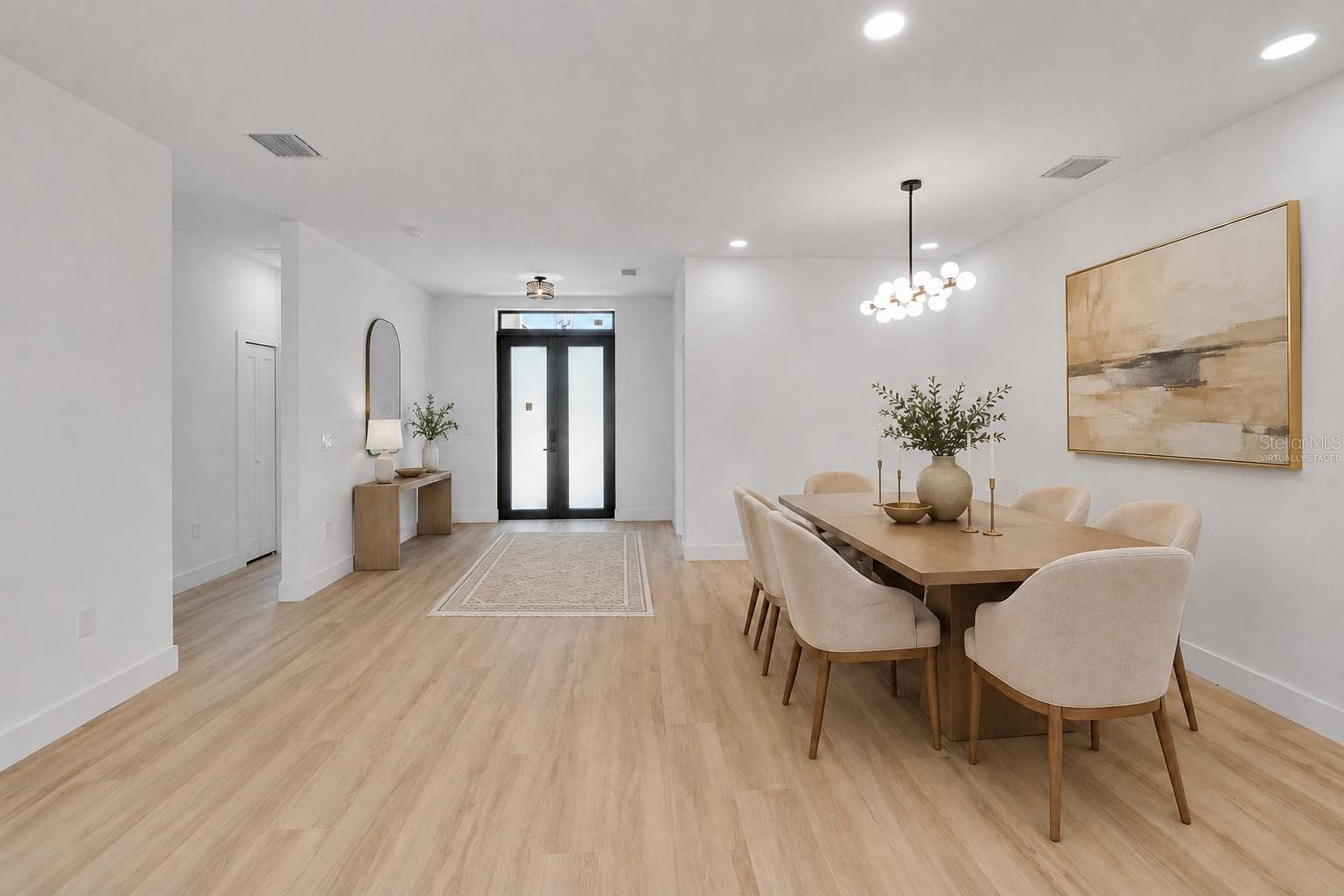 Virtually Staged Formal Dining Room - 1274 RONALD ST, NORTH PORT