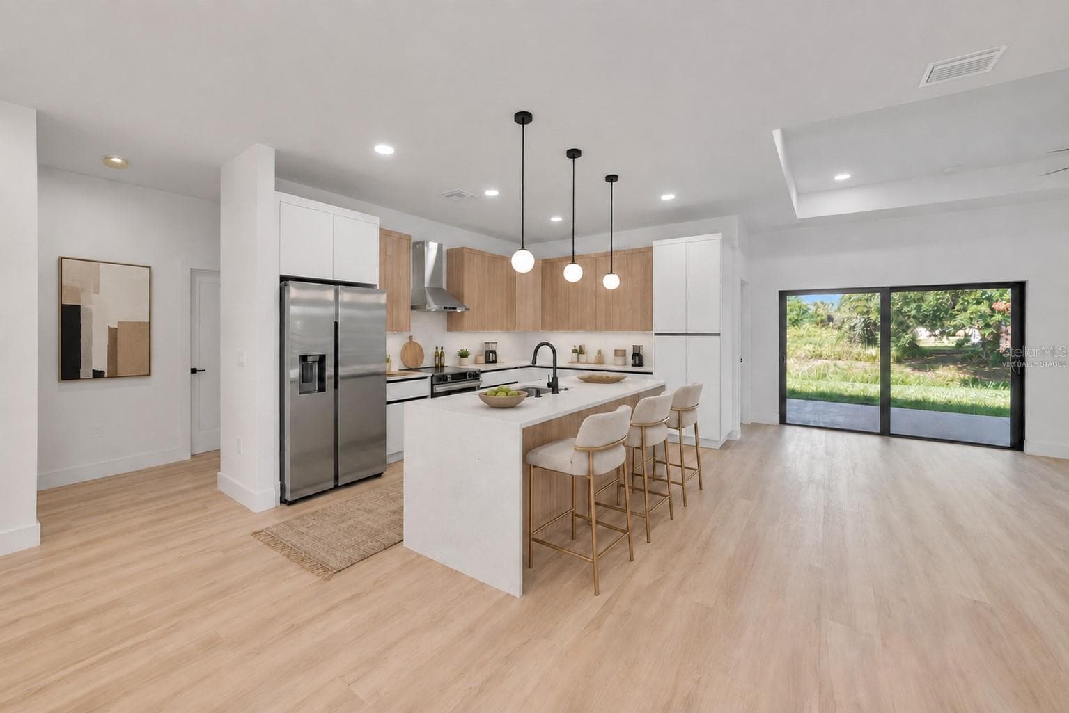 Virtually Staged / Kitchen Area - 1274 RONALD ST, NORTH PORT