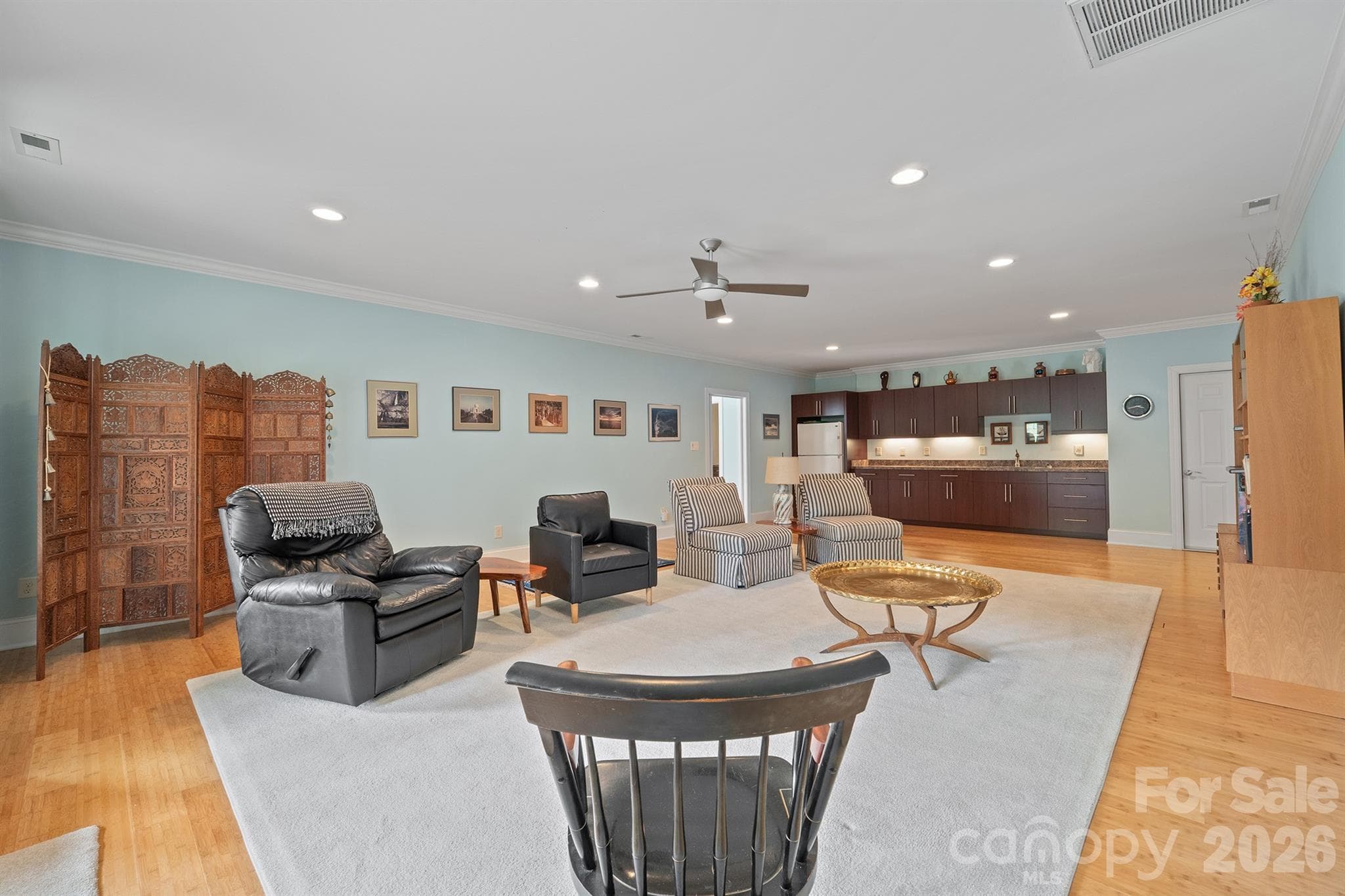 Basement Livingroom with kitchenette - 121 Cheyenne Lane, Statesville