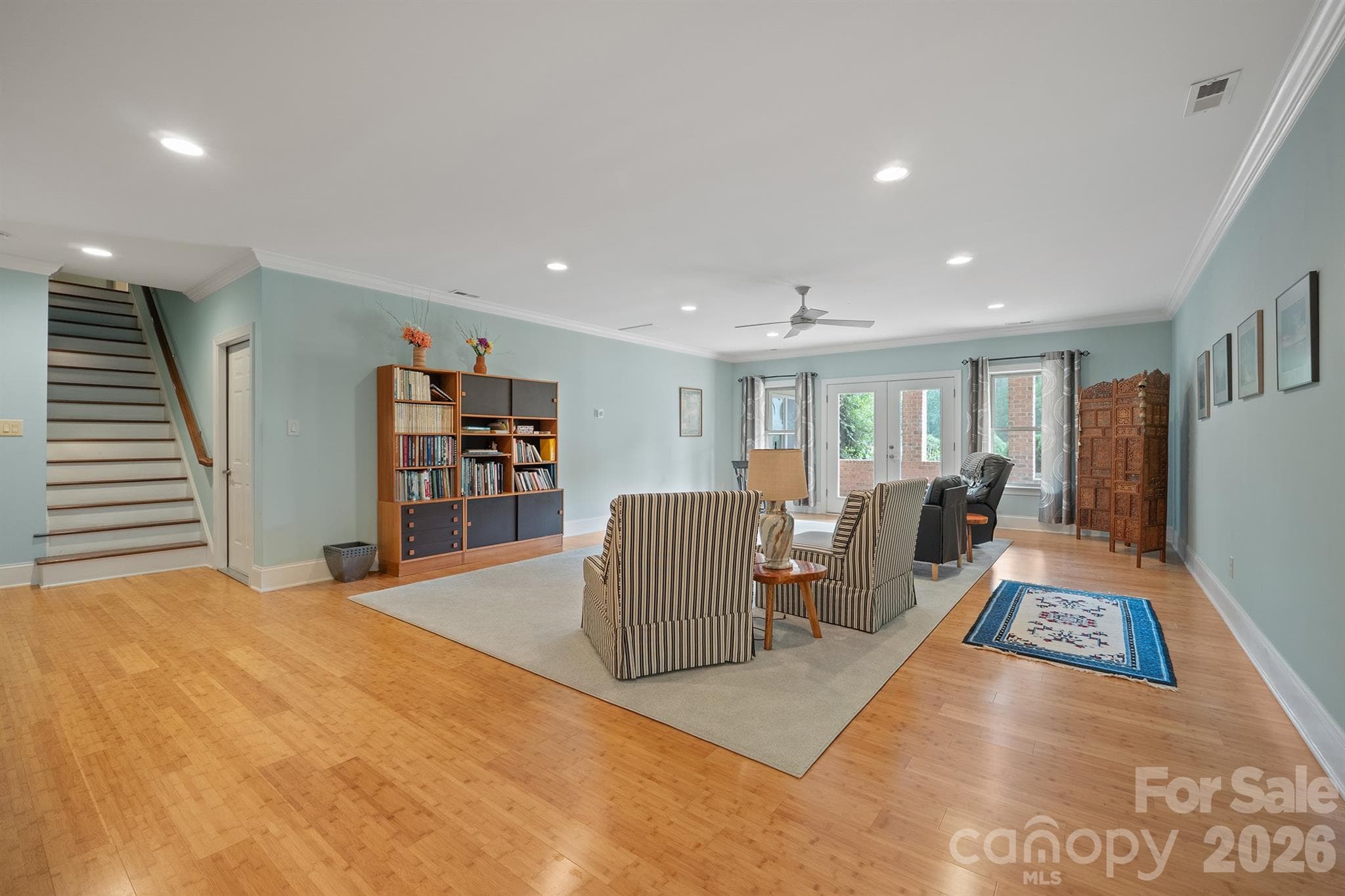 Basement Livingroom with kitchenette - 121 Cheyenne Lane, Statesville