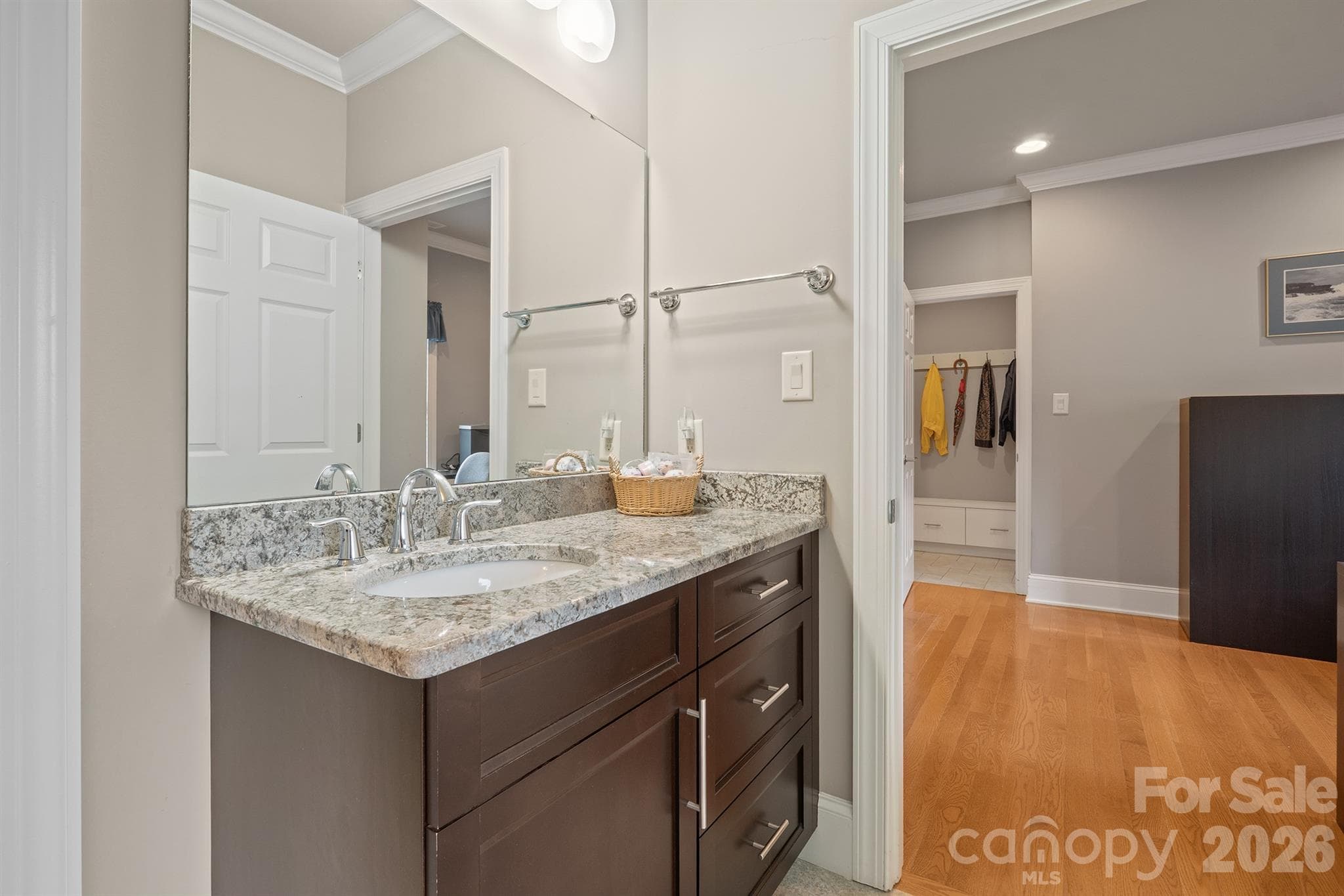 Primary Bathroom looking into office - 121 Cheyenne Lane, Statesville