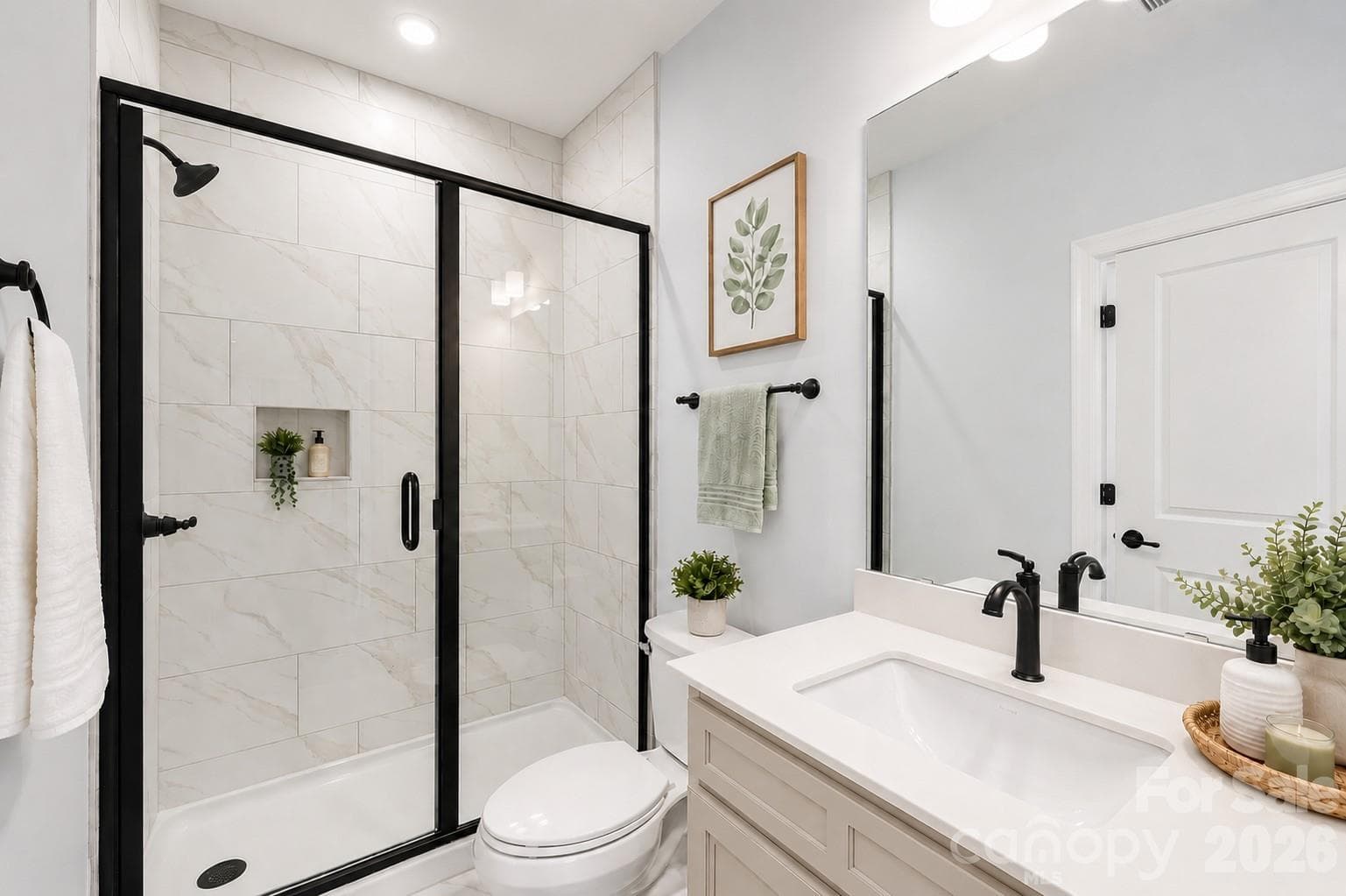 Downstairs En Suite Bathroom for Bed 5 - Model Home, For Reference Only. - 3031 Grandiose Drive, Indian Trail