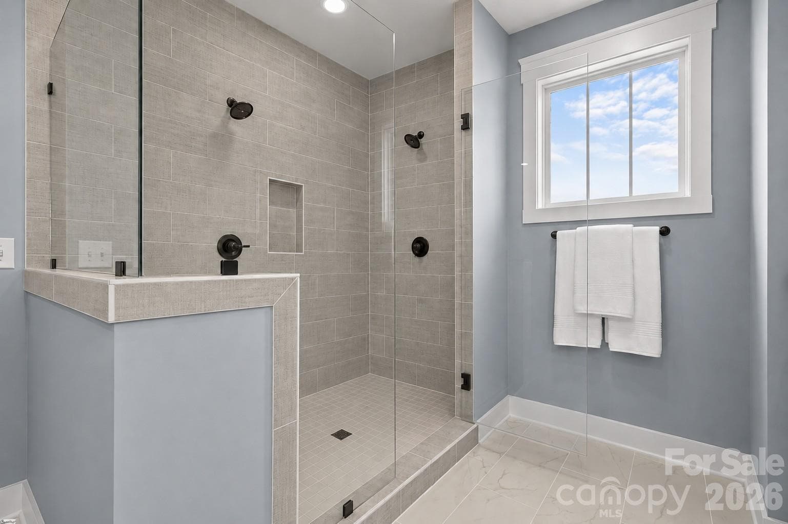 Owner's Bath Shower - Model Home, For Reference Only. - 3031 Grandiose Drive, Indian Trail