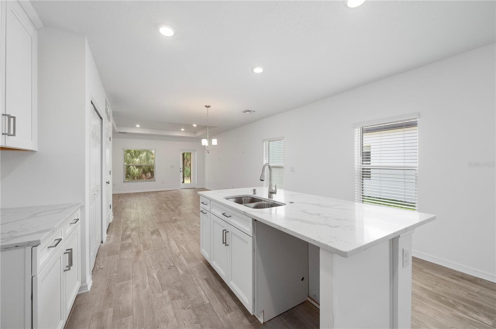 From kitchen to Dining area and living room. - 1968 SUNSET PRESERVE WAY, PORT CHARLOTTE