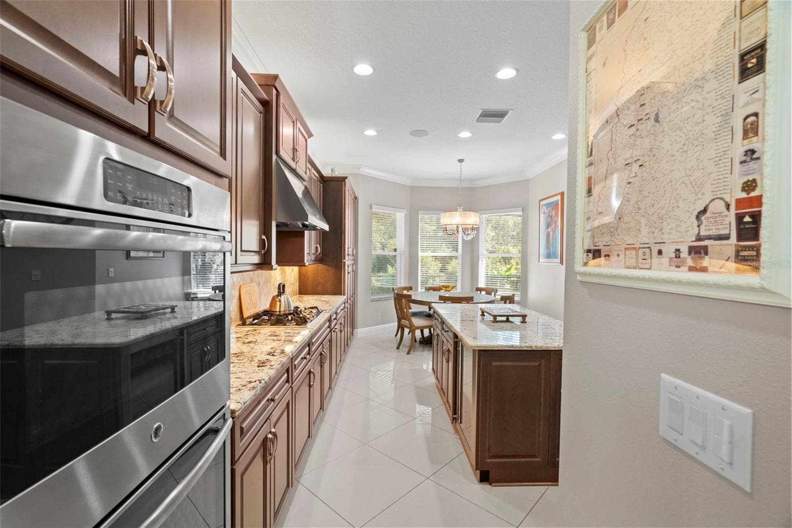 Double ovens with wine cabinet - 30581 IVY FORGE CT, WESLEY CHAPEL