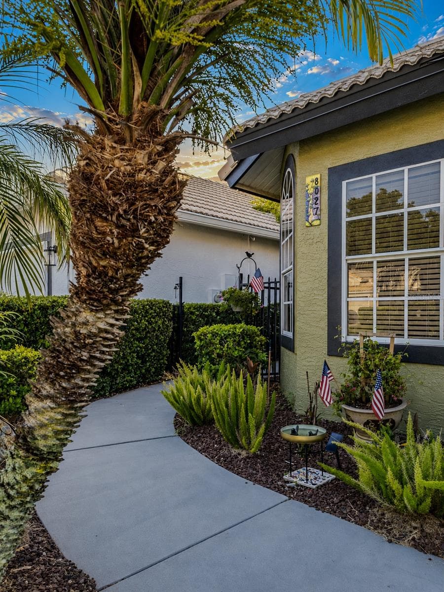 Front walkway - 8027 SAINT ANDREWS WAY, MOUNT DORA