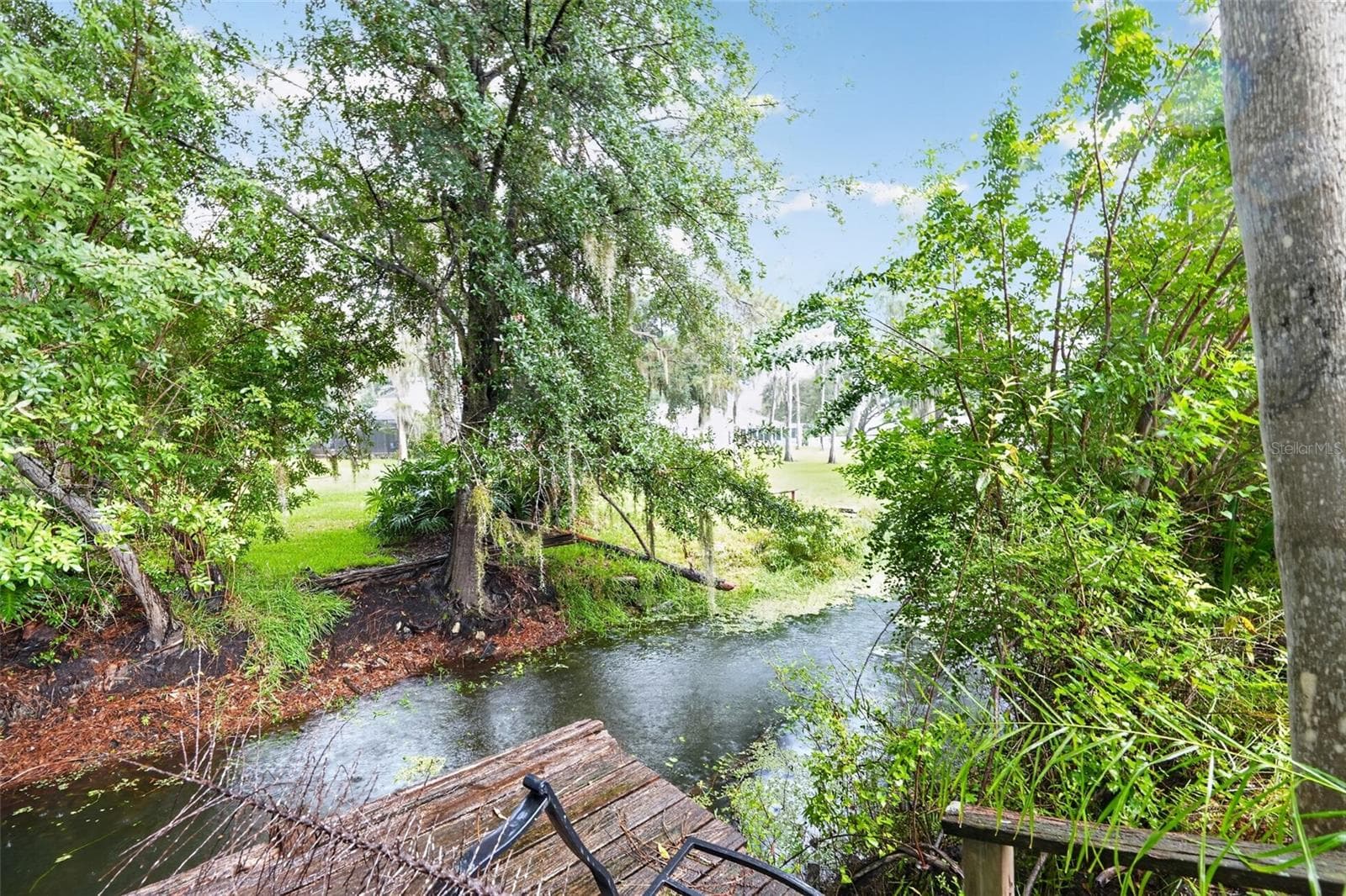 rear canal - 3205 LAUREL DALE DR, TAMPA