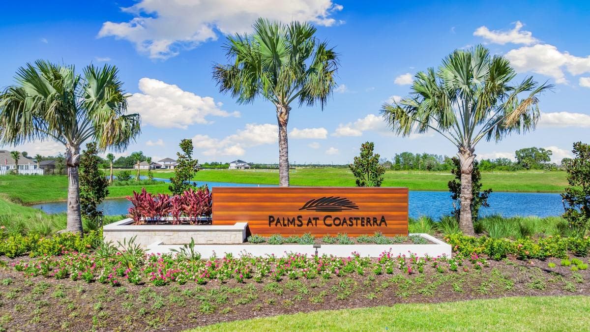 Palms at Coasterra Community Entrance - 12813 DOCKYARD TRL, PALMETTO