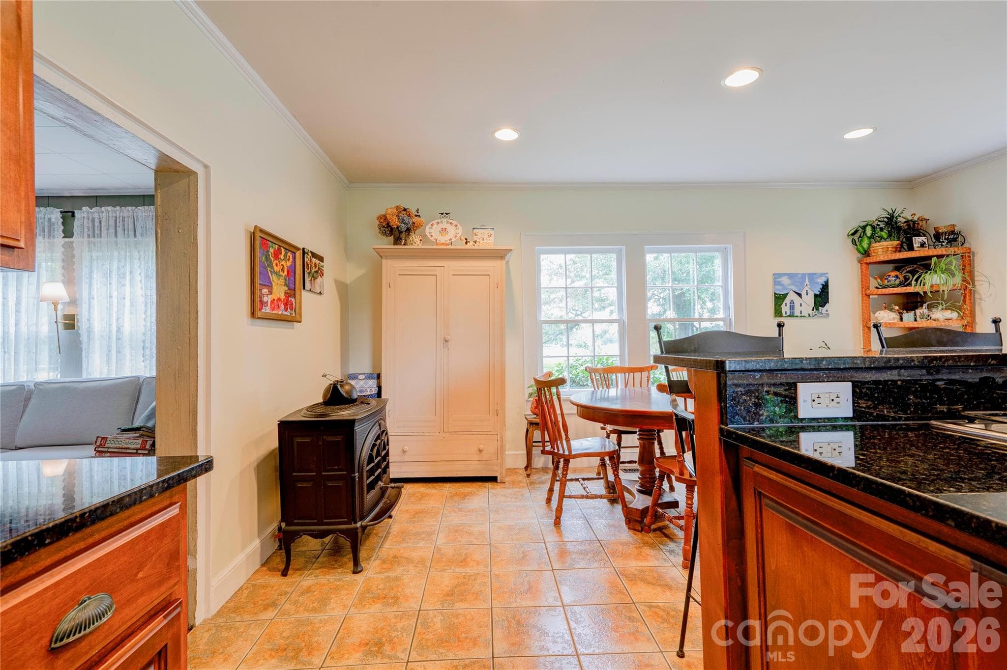 Dining Room - 411 Pleasant Ridge Church Road, Shelby