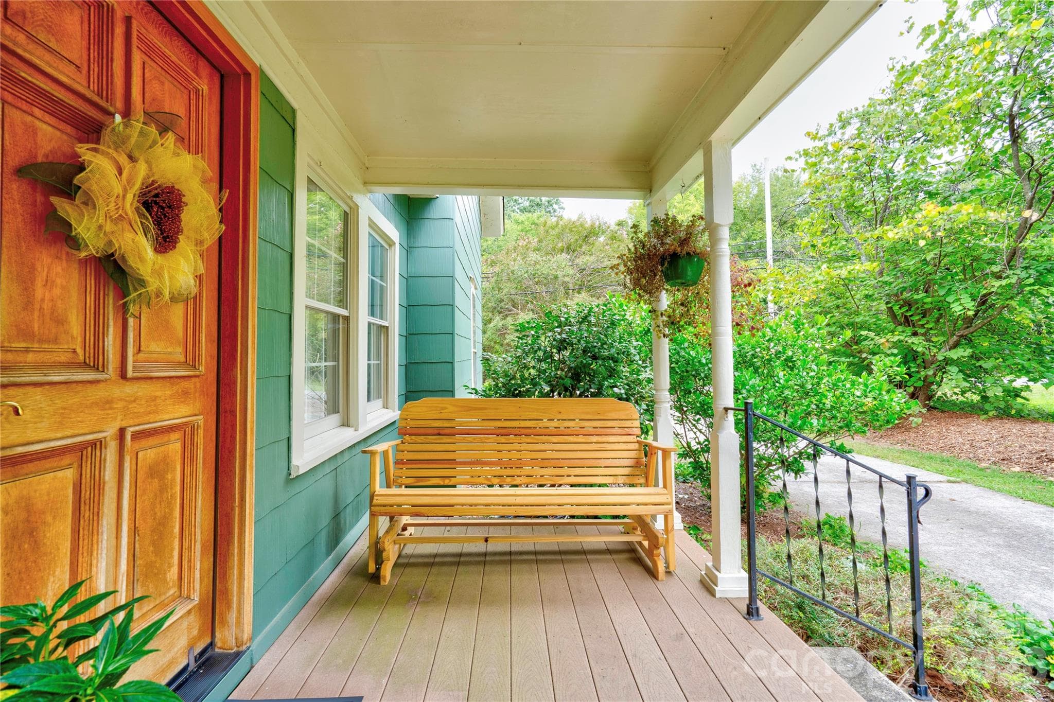 Side Covered Porch - 411 Pleasant Ridge Church Road, Shelby