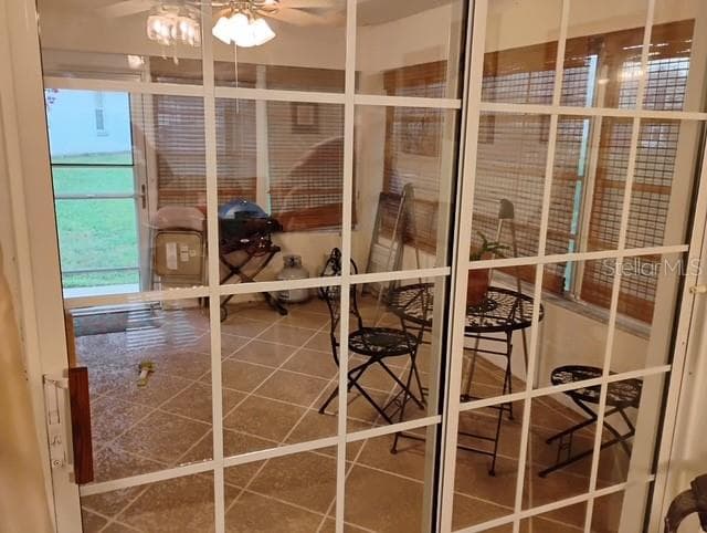 Sliding glass doors leading to Lanai - 6321 SW 117TH LOOP, OCALA