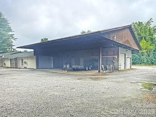 Drive-in door to flex space - 732 Jonesborough Street, Hendersonville