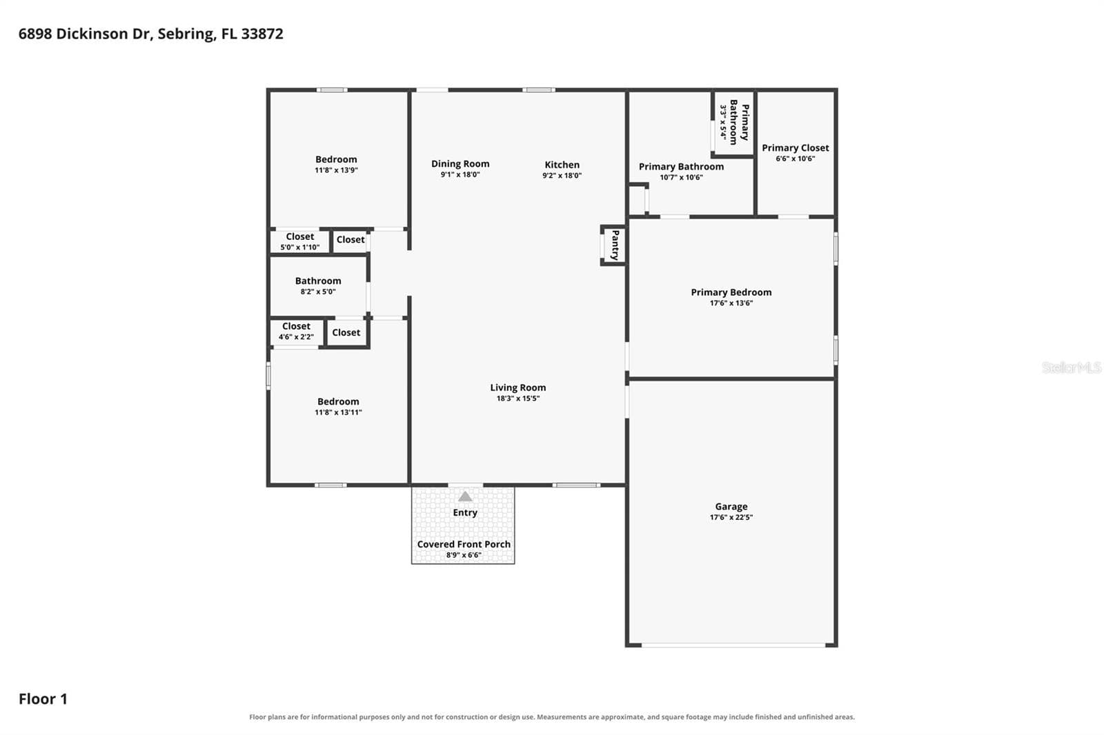 Single Family Residence at 6898 DICKINSON DR, SEBRING, photo 48 of 48