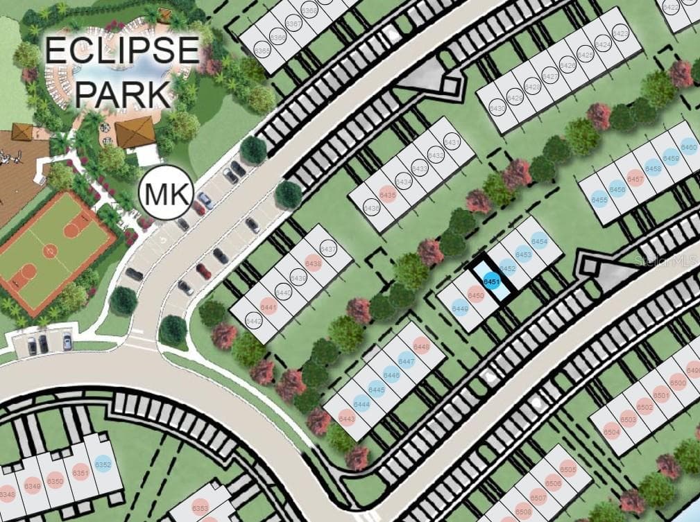 10621 Orbit Terrace Site Map - 10629 ORBIT TER, SARASOTA