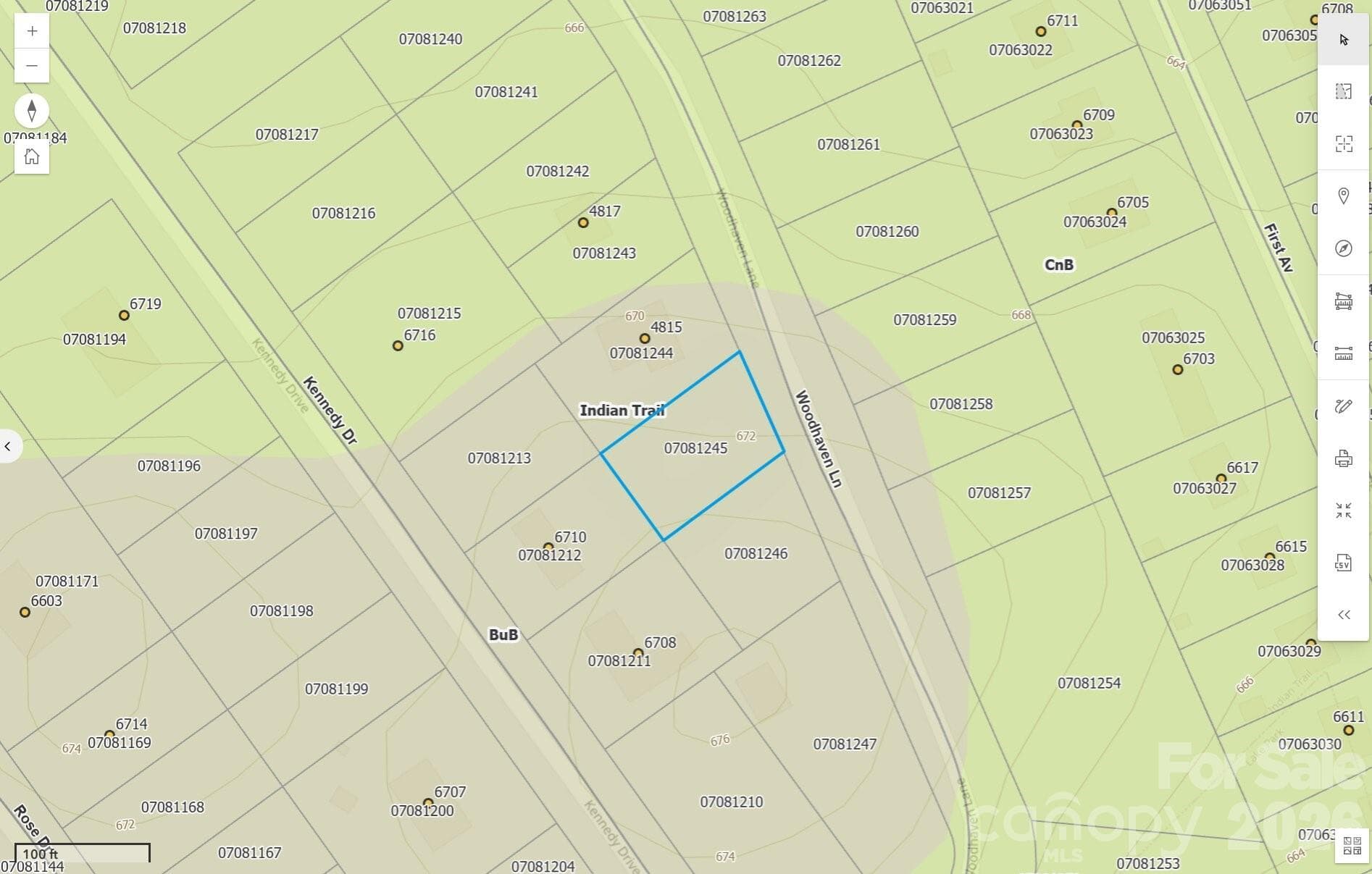 GIS. Please note the MLS location is incorrect - Indian Trail