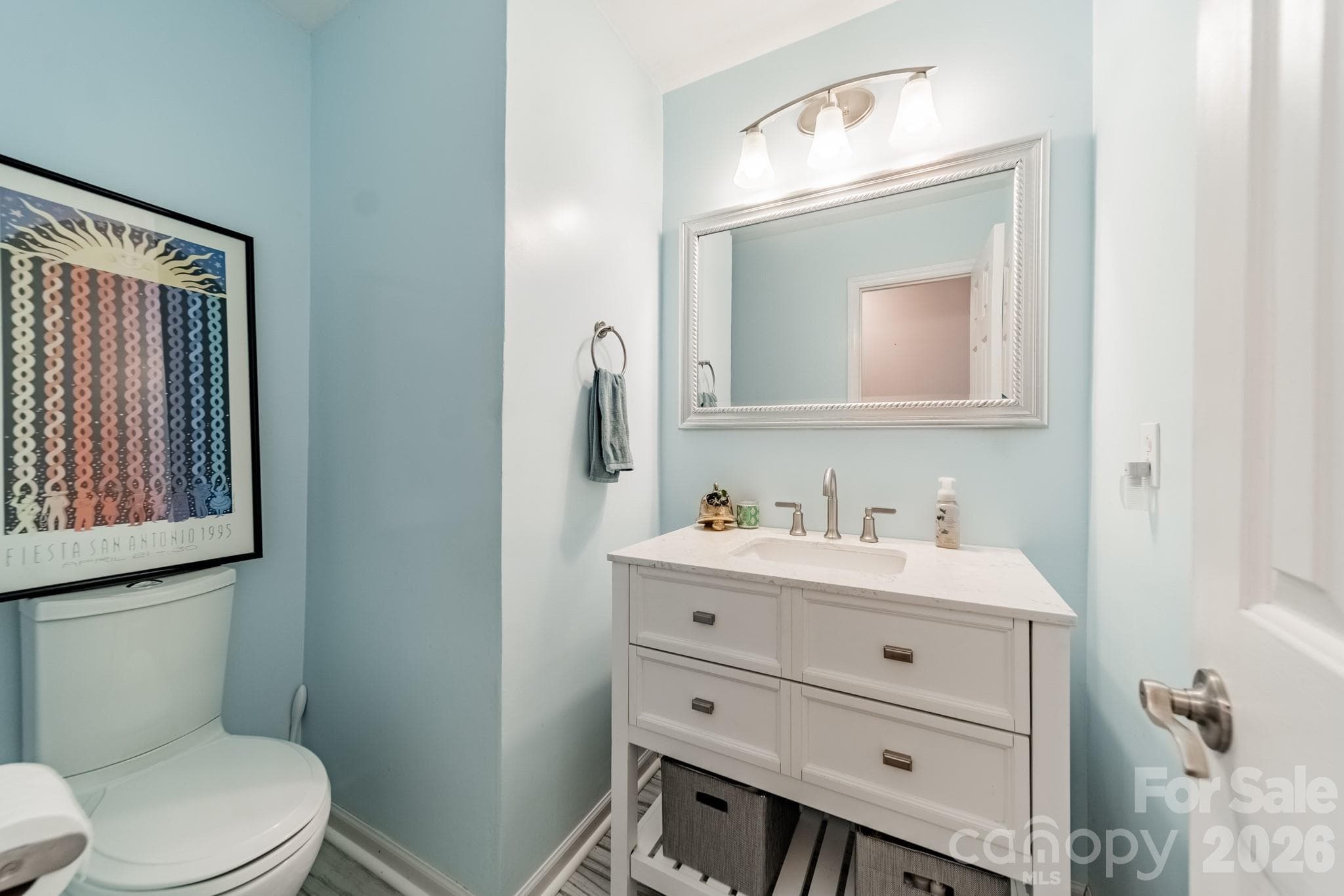 Downstairs Half Bath - 5815 Chapel Creek Court, Charlotte