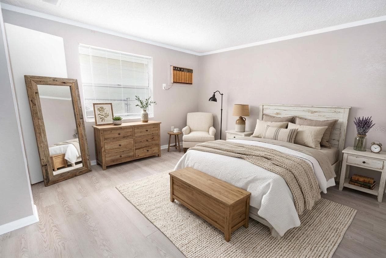 3rd bedroom/converted garage with separate AC - 12401 GUNSTOCK LN, HUDSON