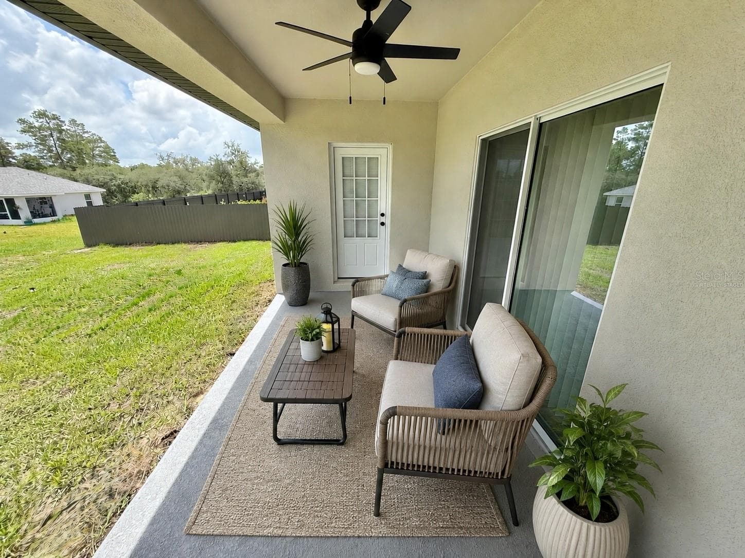 Patio Virtually Staged - 17229 SW 42ND TER, OCALA