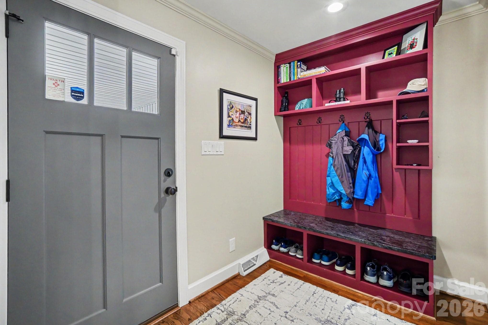 Carport entry with drop zone - 118 Lutomma Circle, Charlotte