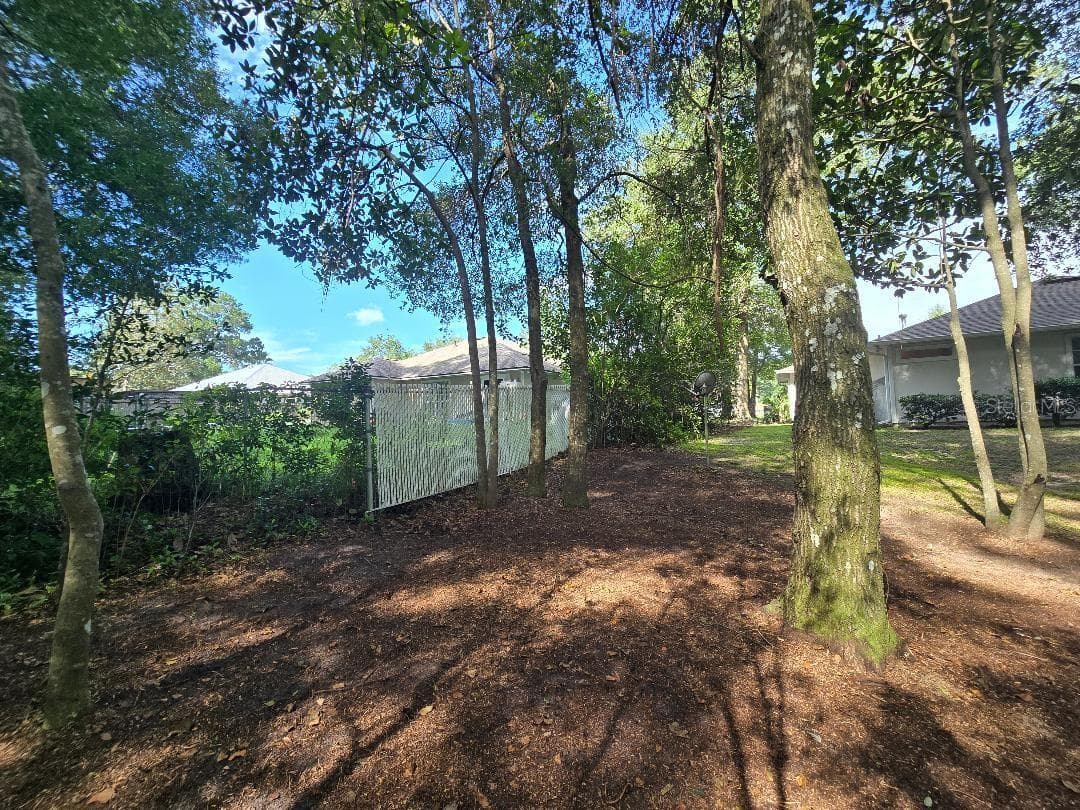 Back yard, privacy fenced - 13607 NW 135 DR, ALACHUA