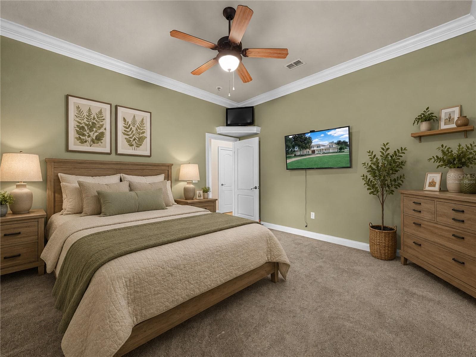 Virtually Staged 2nd bedroom - 6750 LAKELAND HIGHLANDS RD, LAKELAND
