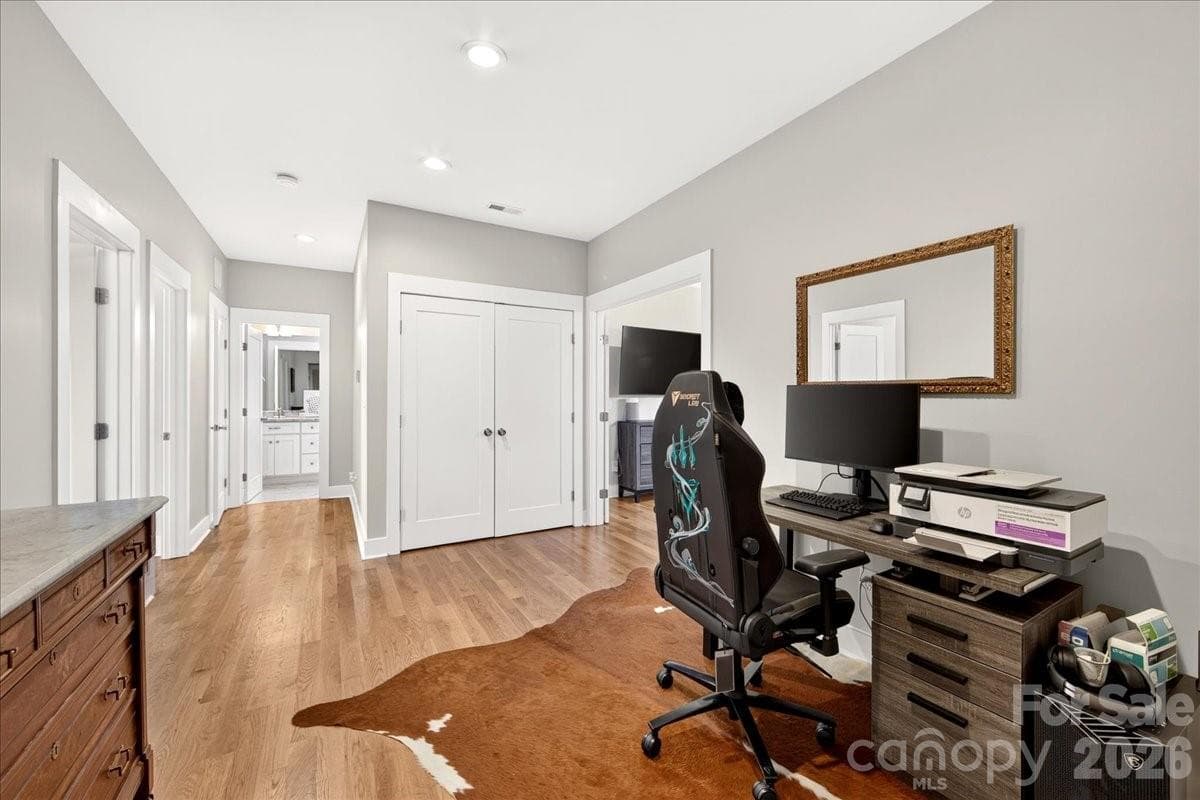 2nd floor landing makes a perfect spot for a home office - 621 Campus Street, Charlotte